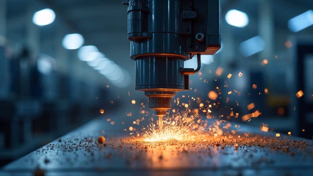 Découpe de précision d’une pièce métallique