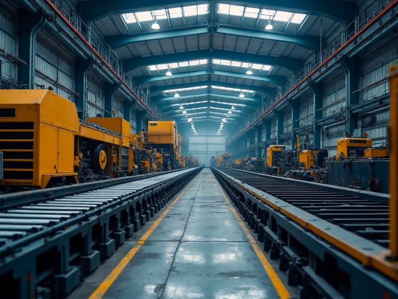 Ligne de production industrielle installée